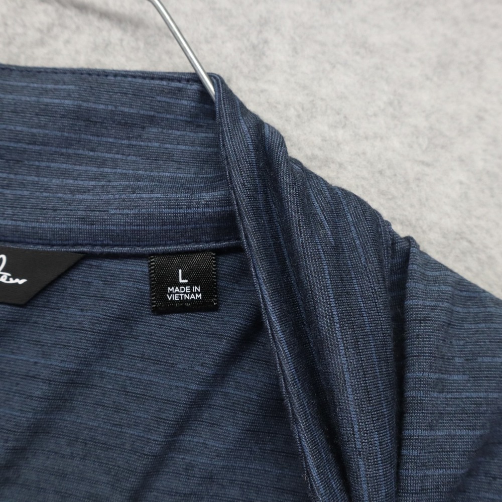 Travis Mathew 1/4 Zip Pullover Mens Large Active Golf Mock Neck Blue Long Sleeve - Picture 5 of 13